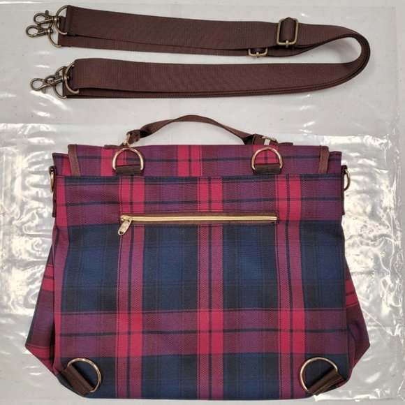 Waterproof Convertibe Handbag Backpack Crossbody Multifunctional Triple Use Bag - Picture 11 of 15